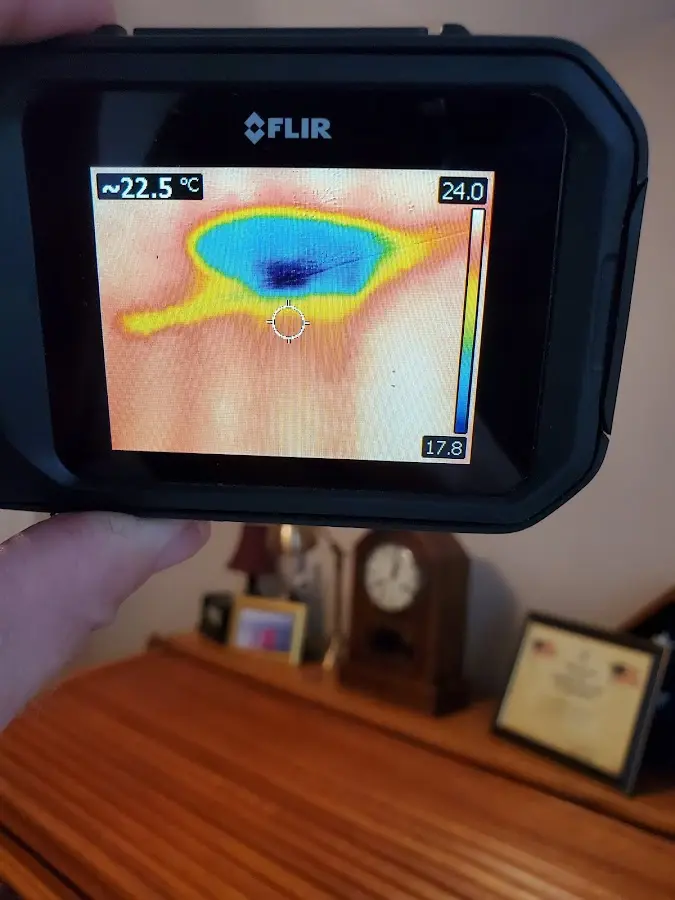 Thermal imaging inspection for water damage in Coolidge
