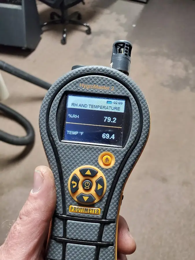 Moisture meter humidity assessment for Mold Remediation & Removal in Coolidge